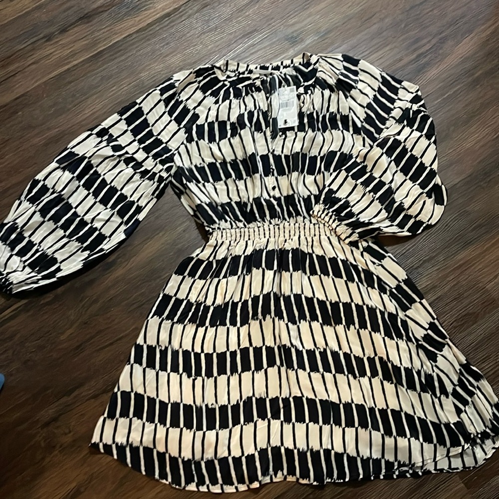 Midi long sleeve dress